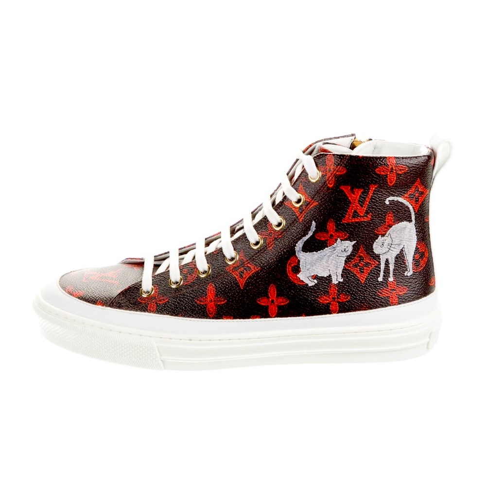 ‼️SOLD‼️Louis Vuitton Catogram Stellar High Top Sneakers